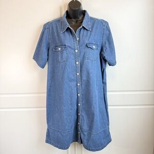 Erika Collection Denim Dress M NWT